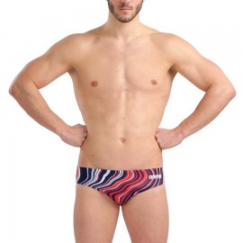 Men's Marbled Swim Brief Chlorine Resistant MaxLife Swimsuit