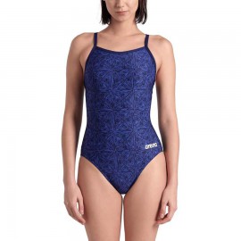 One Piece Performance Abstract Tiles Women's Swimsuit