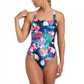 Women's One Piece Flower Control Pro Back US Swimsuit