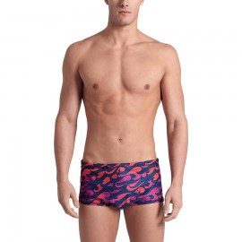 Men's Reversible Drag Suit Swim Short Square Leg Swimsuit