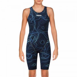 Girls Open Back Youth Racing Swimsuit Powerskin ST 2.0