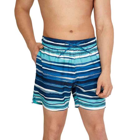 Speedo Men's Swim Trunk Short Length Redondo Comfort Liner Print