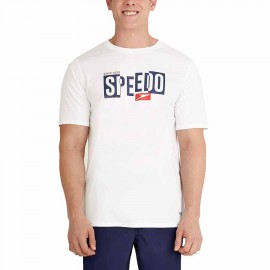 Speedo Men's Uv Swim Shirt Graphic Short Sleeve Tee