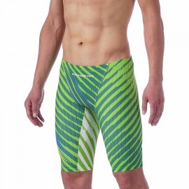 Men's Swimsuit Jammer Solid Swim Jammers Endurance Long Racing Training Swimsuit