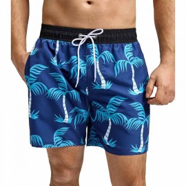 SILKWORLD Men's Swim Trunks Quick Dry Shorts with Pockets