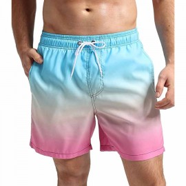 Men Swim Trunks 5 Inch Inseam Swim Shorts