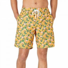 Men Relaxed Fit Quick Dry Swim Trunk